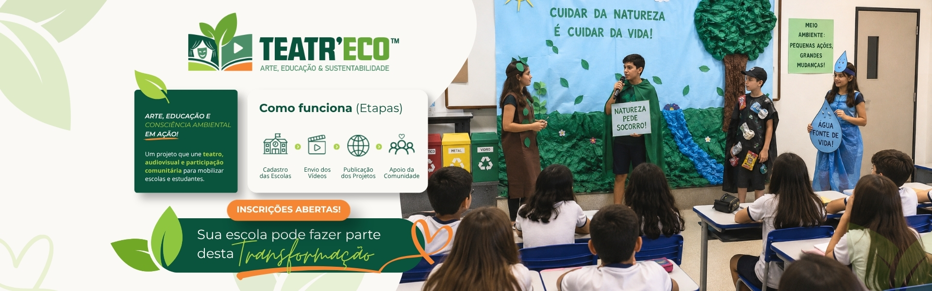 Projeto Teatr'Eco — arte, educação e sustentabilidade nas escolas